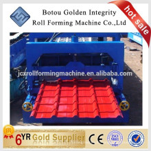 Automatic colourful glazed roofing tile making machine